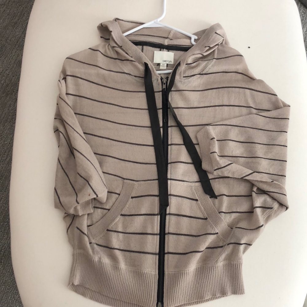 Thin zip up hoodie